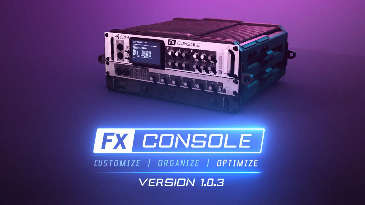 AE插件：FX Console V1.0.5 特效插件管理控制工具_提升工作效率(Win&Mac)插图