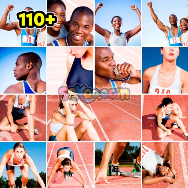健身跑步有氧运动快慢跑高清JPG摄影照片壁纸背景插图设计素材
