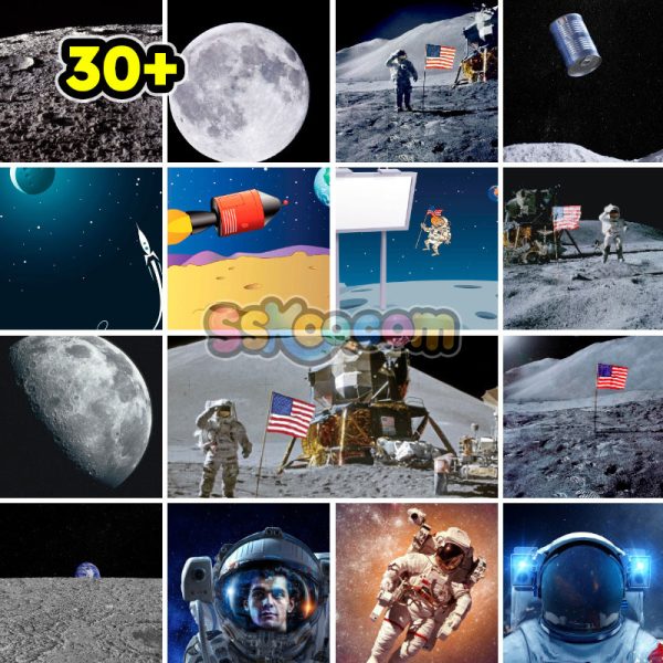 太空宇航员人物照片特写JPG摄影壁纸背景图片插图设计素材