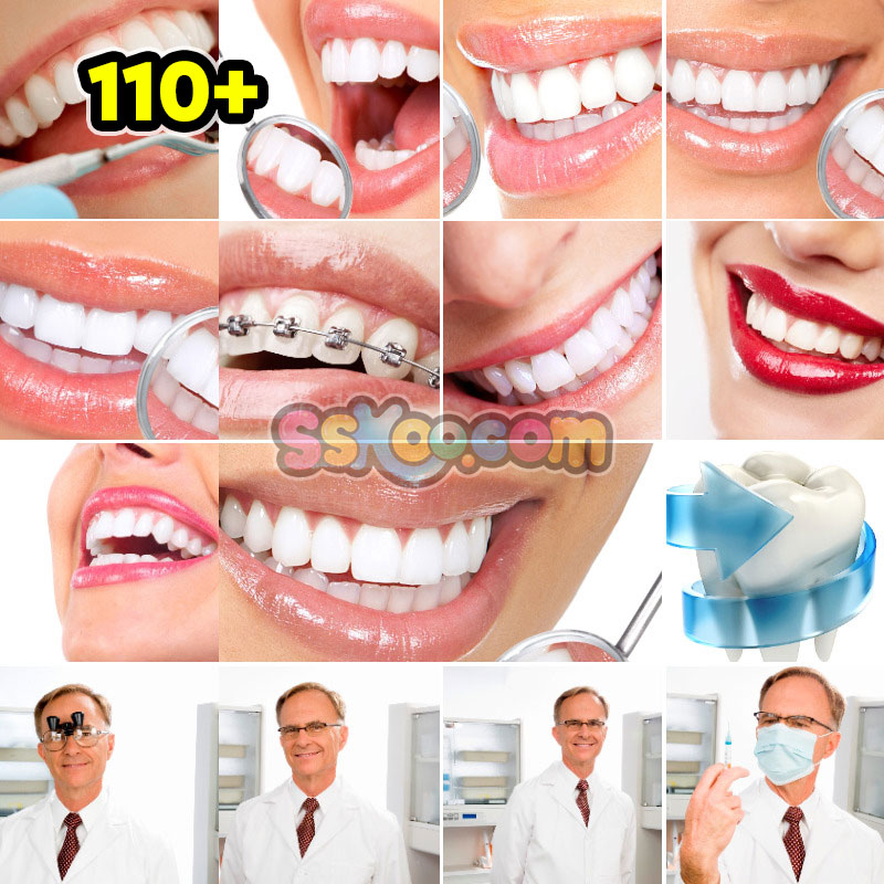 牙医诊所口腔健康高清JPG摄影壁纸背景图片插图设计素材插图