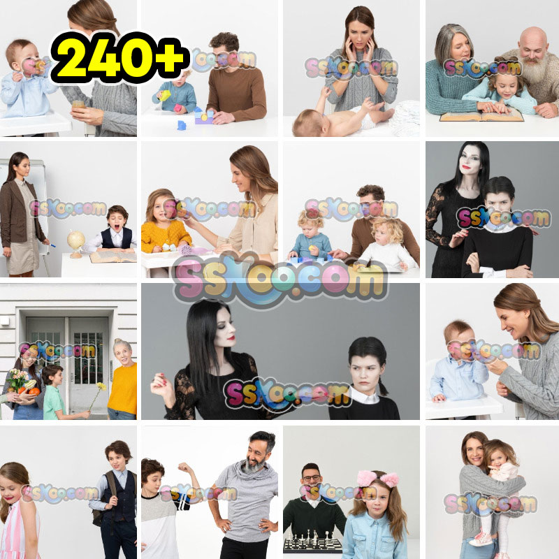 家庭亲子孩子生活场景特写JPG摄影照片壁纸背景图片插图设计素材插图