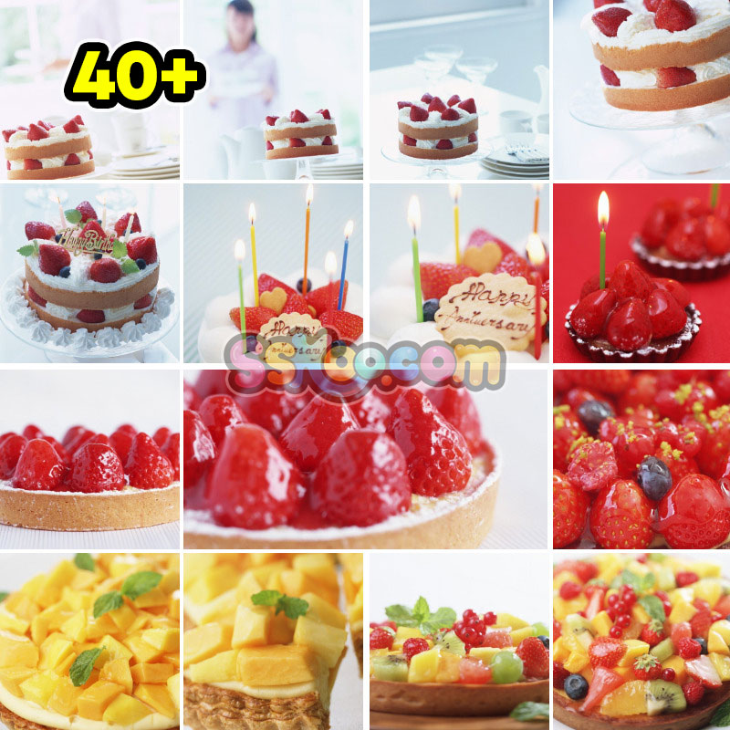 甜食草莓蛋糕草莓派甜点高清照片摄影图片食品美食特写大图插图插图