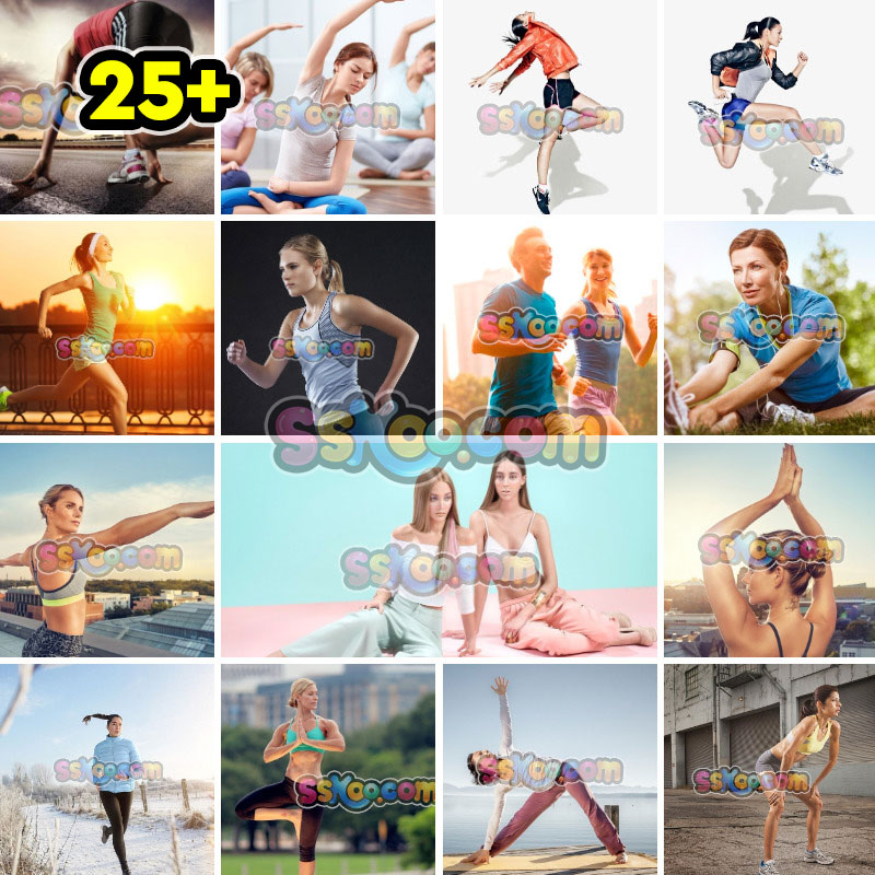 健身瑜伽跑步运动骑马特写JPG摄影照片壁纸背景图片插图设计素材插图