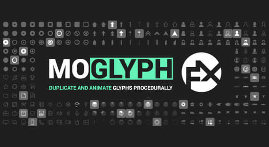 AE脚本-图形克隆复制路径MG动画脚本 Moglyph插图