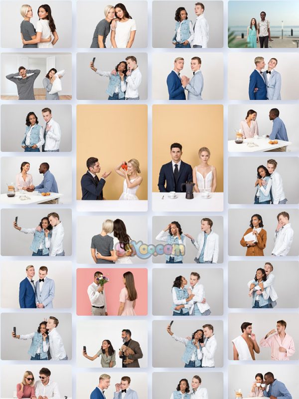 恋爱夫妇夫妻情侣伴侣朋友JPG摄影照片壁纸背景图片插图设计素材插图1