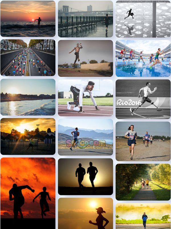 健身跑步有氧运动快慢跑高清JPG摄影照片壁纸背景插图设计素材插图1