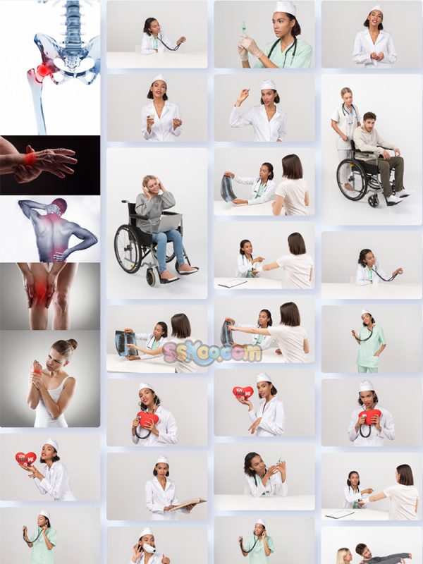 医疗保健医护人员人物特写JPG摄影壁纸背景图片插图设计素材插图1