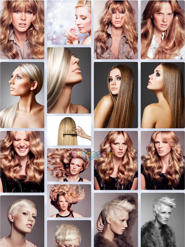 长头发的美女人物照片特写JPG摄影壁纸背景图片插图设计素材插图1
