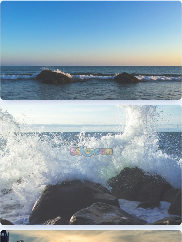 高清海滩风光旅游度假休闲景观特写JPG摄影照片壁纸背景插图素材插图1