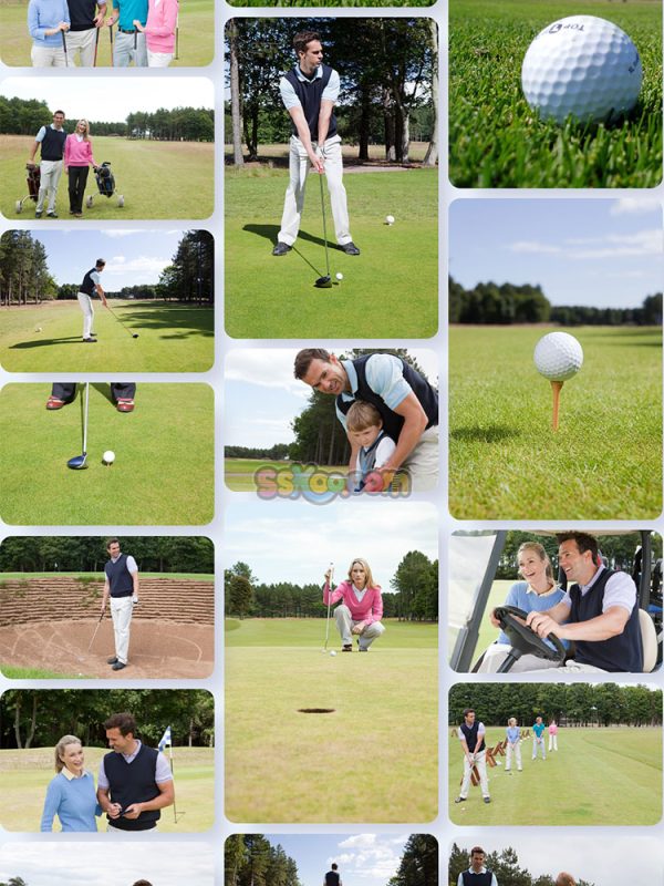 打高尔夫打球体育运动高清JPG摄影照片壁纸背景图片插图设计素材插图2
