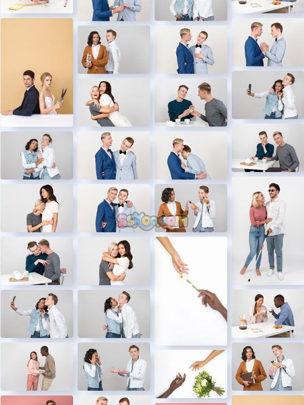 恋爱夫妇夫妻情侣伴侣朋友JPG摄影照片壁纸背景图片插图设计素材插图2