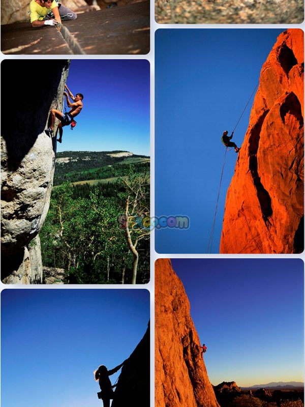 攀岩探险极限运动场景特写高清JPG摄影照片壁纸背景插图设计素材插图2