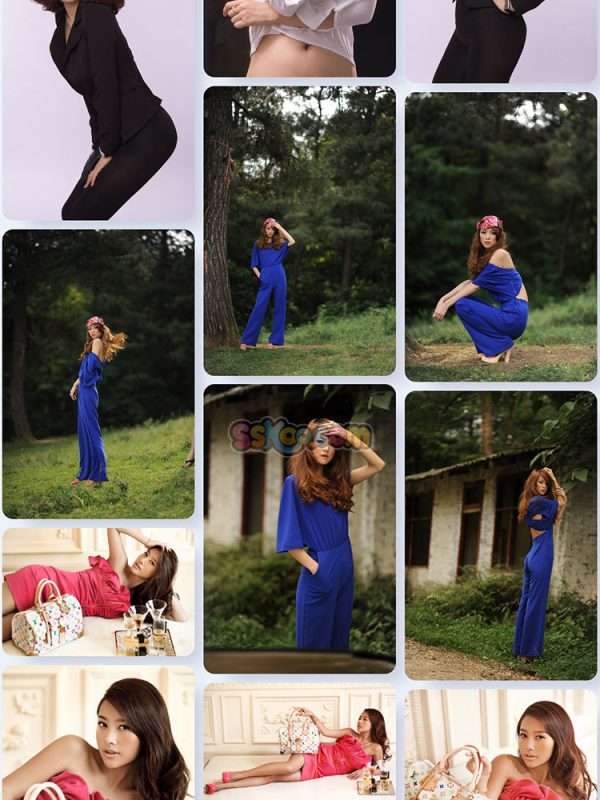亚洲美女人物照片特写JPG摄影壁纸背景图片插图设计素材插图2