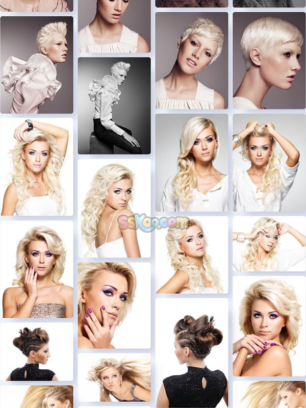 长头发的美女人物照片特写JPG摄影壁纸背景图片插图设计素材插图2