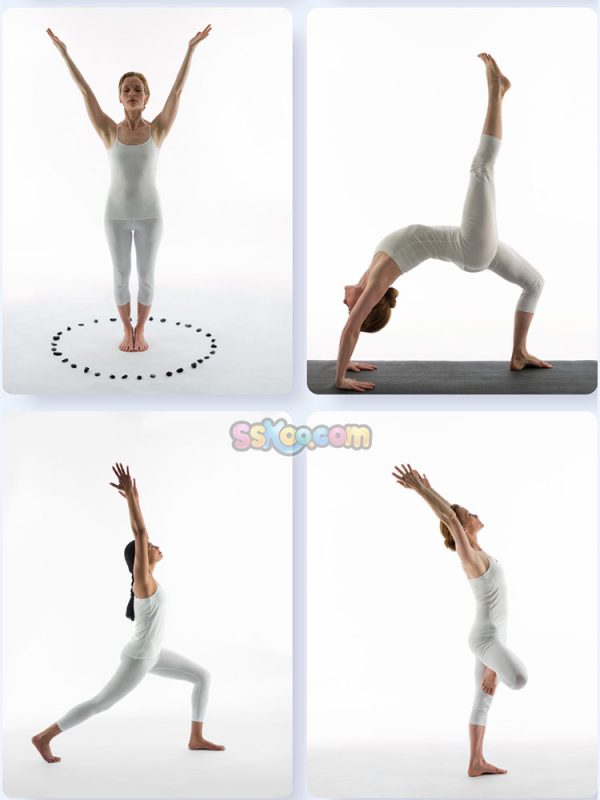 养生理疗瑜伽人物照片特写高清JPG摄影4K壁纸背景图片插图设计素材插图2
