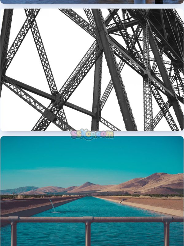 大桥高架桥桥梁观光木桥天桥特写高清JPG摄影壁纸背景插图素材插图2