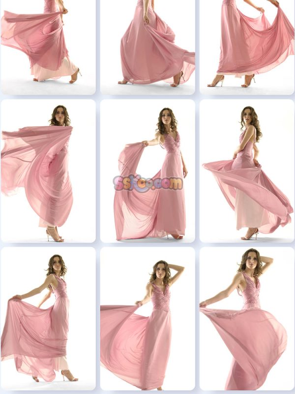 穿裙子美女人物照片特写高清JPG摄影壁纸背景图片插图设计素材插图3