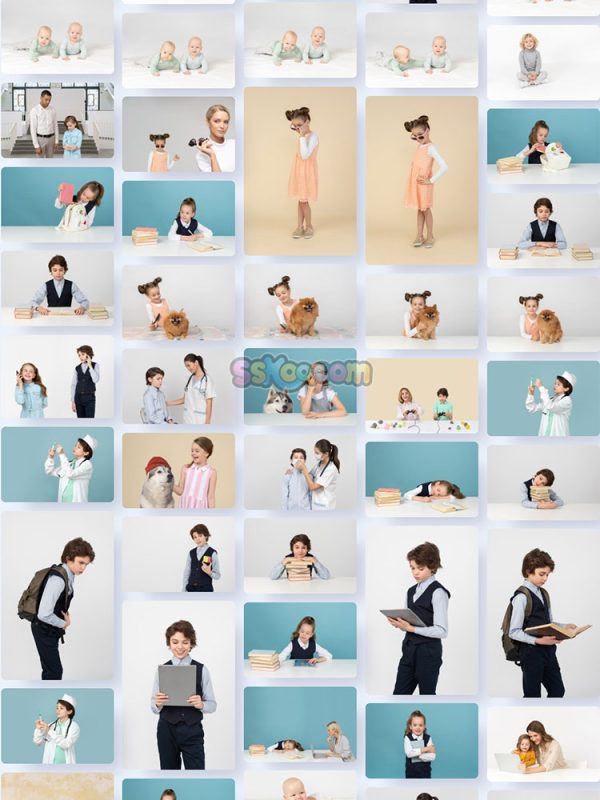 小孩宝宝男孩孩子们特写JPG摄影照片壁纸背景图片插图设计素材插图3