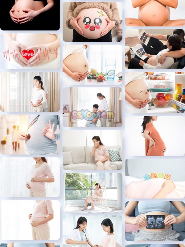 怀孕母亲孕妈孕妇准妈妈高清JPG摄影壁纸背景图片插图设计素材插图3