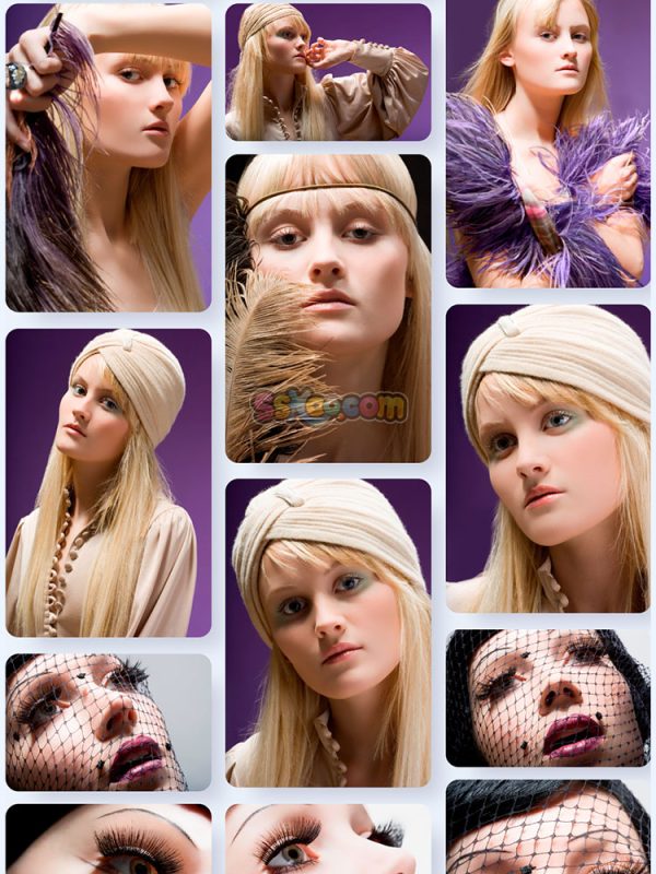 女性美女表情人物照片特写高清JPG摄影壁纸背景图片插图设计素材插图3