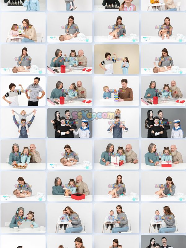 家庭亲子孩子生活场景特写JPG摄影照片壁纸背景图片插图设计素材插图3