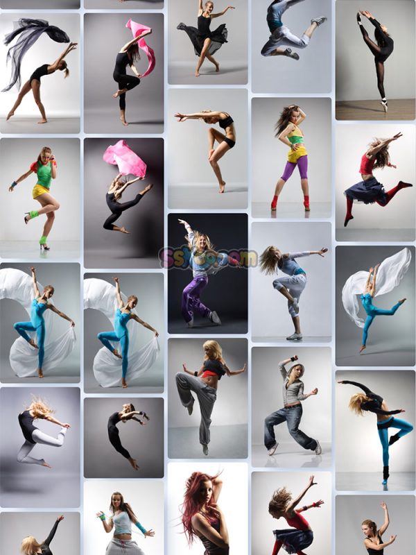 动感舞姿舞蹈跳舞运动街舞女孩高清JPG摄影照片壁纸背景图片插图设计素材插图3