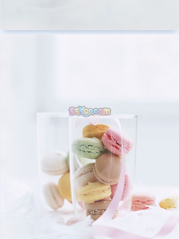 甜食马卡龙饼干小甜饼甜点高清照片摄影图片食品美食特写大图插图插图3