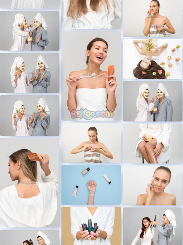 女性日常护理美容美体美发JPG摄影照片壁纸背景图片插图设计素材插图3