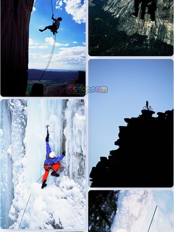 攀岩探险极限运动场景特写高清JPG摄影照片壁纸背景插图设计素材插图4