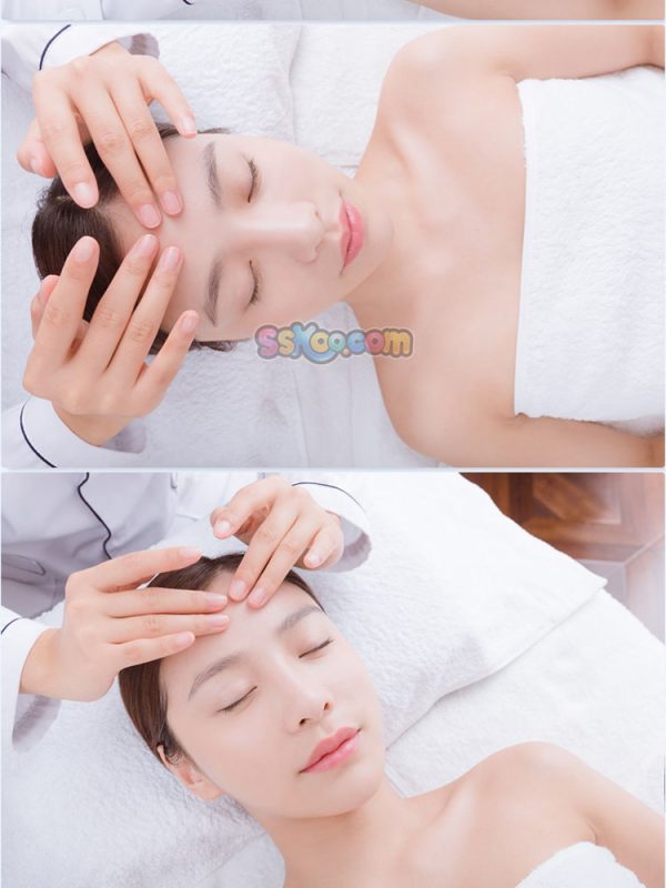 亚洲女性模特人物美容院护肤面部护理JPG高清图片插图设计素材插图4