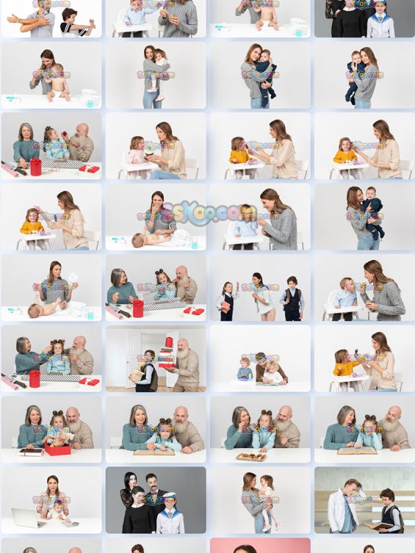 家庭亲子孩子生活场景特写JPG摄影照片壁纸背景图片插图设计素材插图4