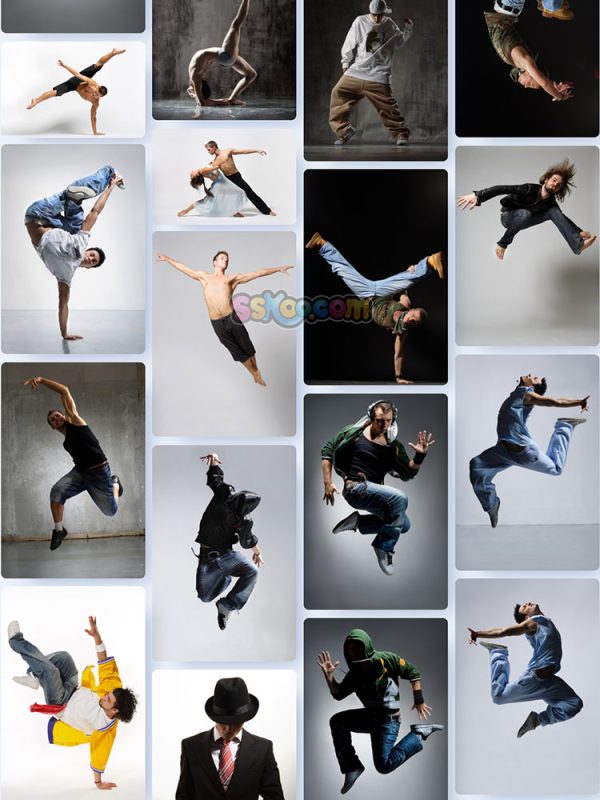 舞姿舞蹈跳舞姿态动感运动街舞男孩姿势高清JPG摄影照片插图设计素材插图4