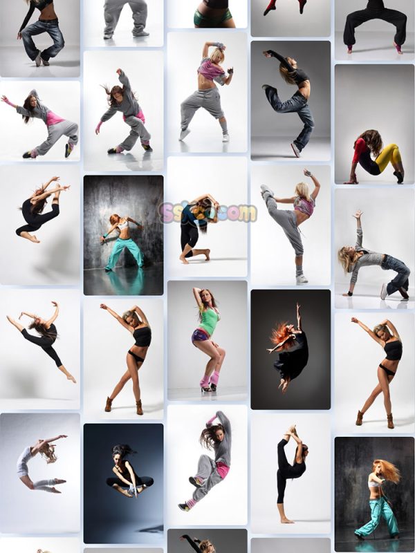 动感舞姿舞蹈跳舞运动街舞女孩高清JPG摄影照片壁纸背景图片插图设计素材插图4