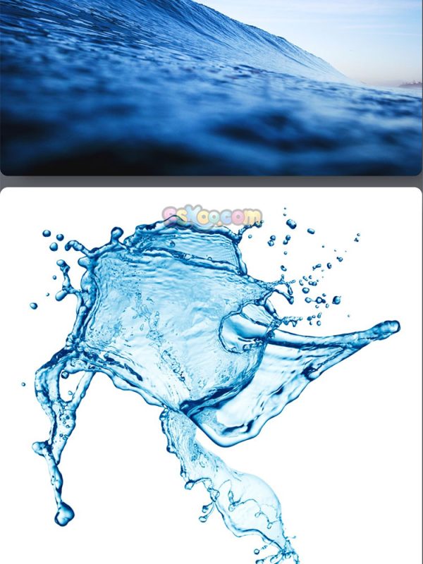 大海流水水滴水质水形态特写高清JPG摄影照片壁纸背景图片插图设计素材插图4