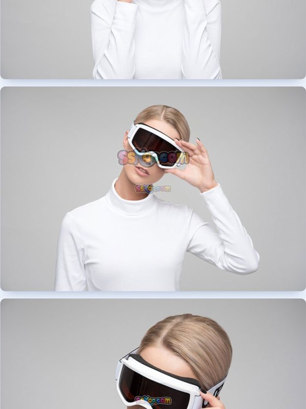 酷炫墨镜眼镜太空镜女模特JPG摄影照片壁纸背景图片插图设计素材插图4