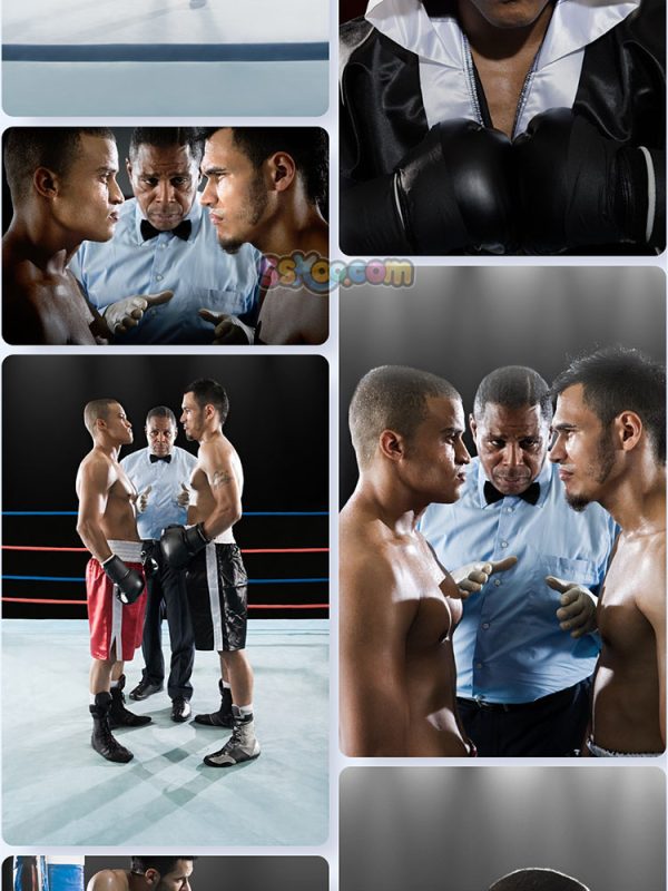 拳击搏击对抗场景特写高清JPG摄影壁纸背景图片插图设计素材插图5
