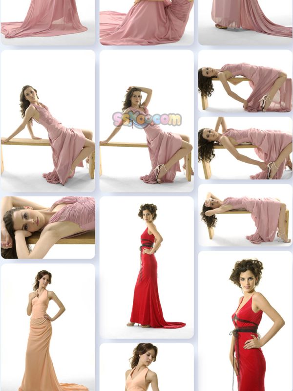 穿裙子美女人物照片特写高清JPG摄影壁纸背景图片插图设计素材插图5