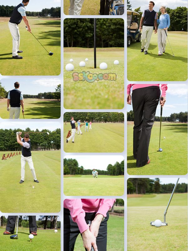 打高尔夫打球体育运动高清JPG摄影照片壁纸背景图片插图设计素材插图5