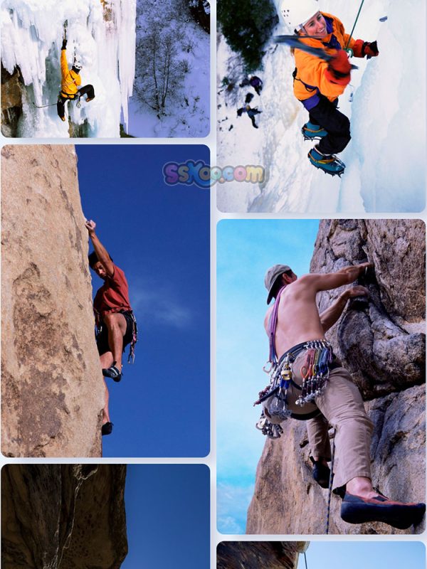 攀岩探险极限运动场景特写高清JPG摄影照片壁纸背景插图设计素材插图5