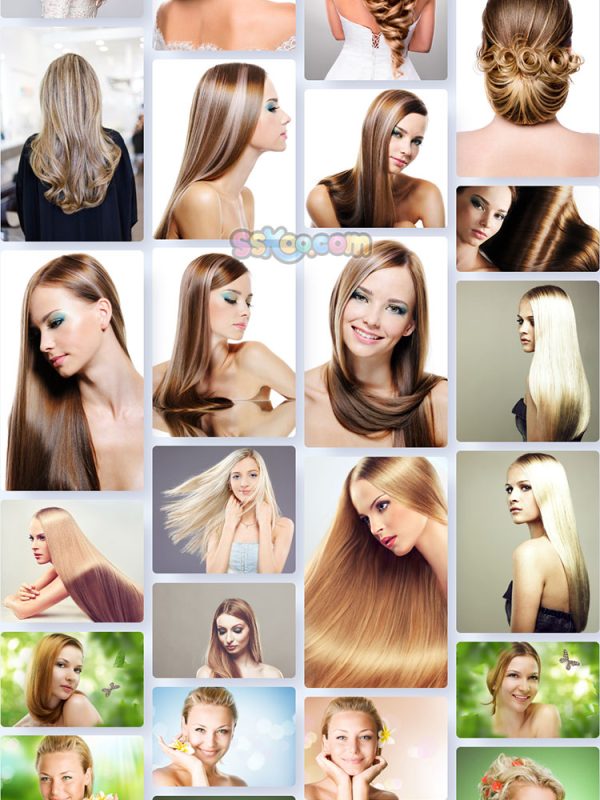 长头发的美女人物照片特写JPG摄影壁纸背景图片插图设计素材插图5