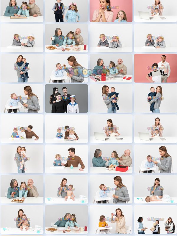 家庭亲子孩子生活场景特写JPG摄影照片壁纸背景图片插图设计素材插图5