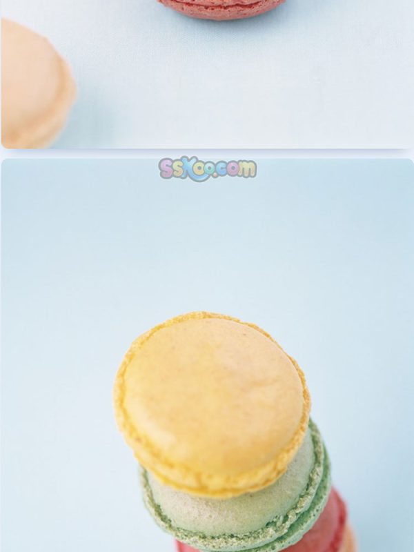 甜食马卡龙饼干小甜饼甜点高清照片摄影图片食品美食特写大图插图插图5