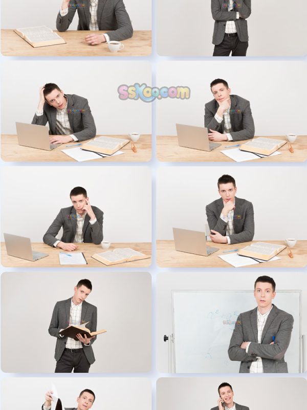 年轻商务精英帅哥男性人物图片JPG摄影组图壁纸背景插图设计素材插图6