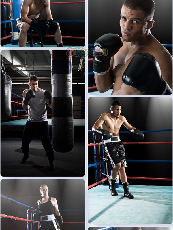 拳击搏击对抗场景特写高清JPG摄影壁纸背景图片插图设计素材插图6