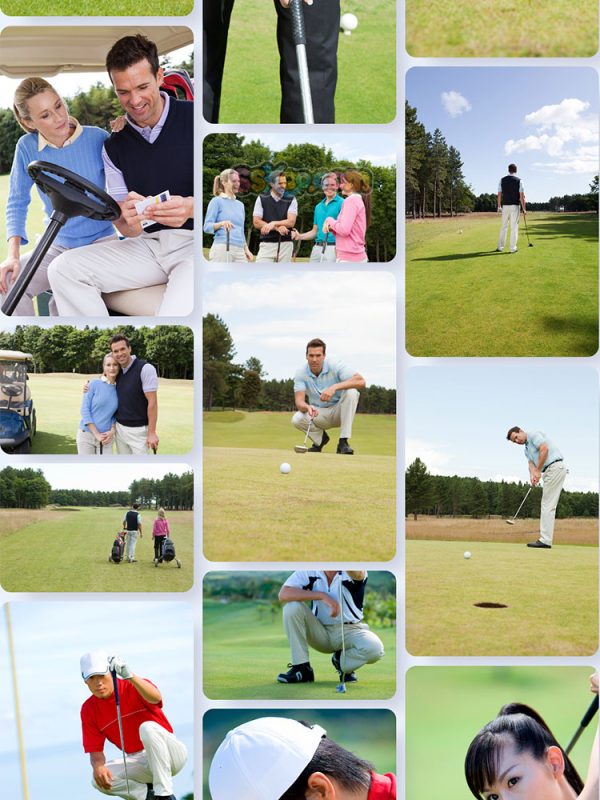打高尔夫打球体育运动高清JPG摄影照片壁纸背景图片插图设计素材插图6