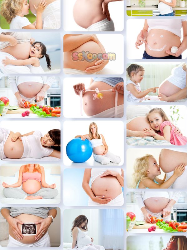 怀孕母亲孕妈孕妇准妈妈高清JPG摄影壁纸背景图片插图设计素材插图6