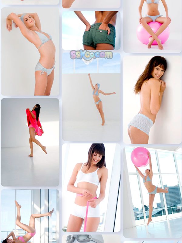 女性身材体型管理特写高清JPG摄影壁纸背景图片插图设计素材插图6