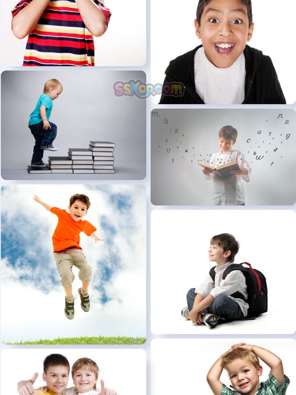 小男孩小孩儿童高清JPG摄影壁纸背景图片插图设计素材插图6