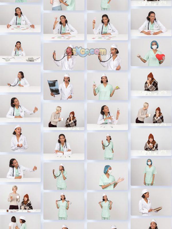 医疗保健医护人员人物特写JPG摄影壁纸背景图片插图设计素材插图6