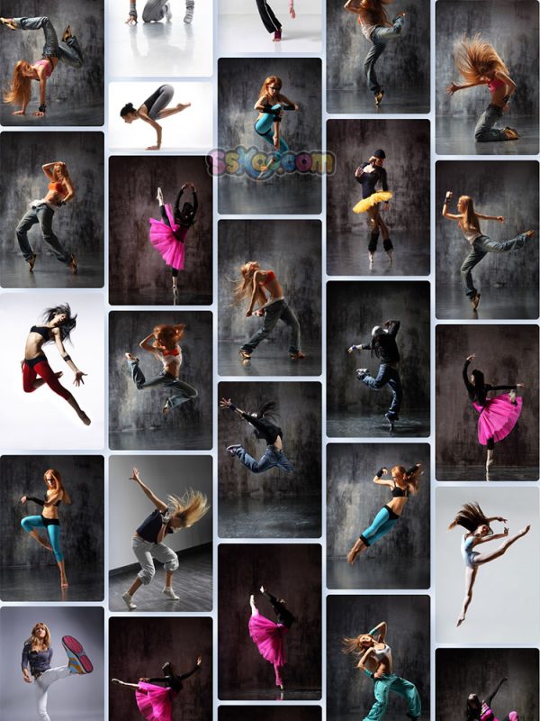 动感舞姿舞蹈跳舞运动街舞女孩高清JPG摄影照片壁纸背景图片插图设计素材插图6